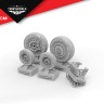 Temp Models 48302 Колеса шасси Су-30 См 1/48