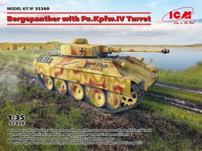 Icm 35360 Bergepanther w/ Pz.Kpfw.IV Turret 1/35