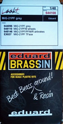 Eduard 644108 BRASSIN MiG-21PF grey Lookplus 1/48
