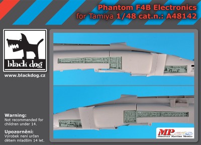 Black Dog A48142 Phantom F4B electronics (TAM) 1/48