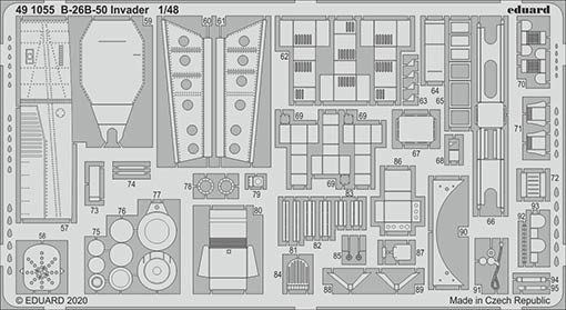 Eduard 491055 SET B-26B-50 Invader (ICM)