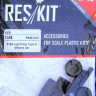 Reskit RS48-0221 P-38 Lightning Type 2 - wheels (ACAD,TAM,EDU) 1/48