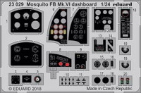 Eduard 23029 Mosquito FB Mk.VI dashboard 1/24