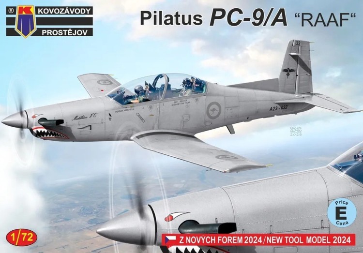 Kovozavody Prostejov 72508 Pilatus PC-9/A 'RAAF' (3x camo) 1/72