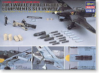 Hasegawa 361096 Luftwaffe Pilot figures and Equipment W.W.II 1/48