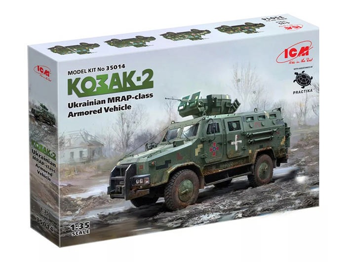 ICM 35014 Kozak-2 Ukrainian MRAP-class Armored Vehicle 1/35