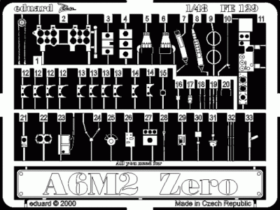 Eduard FE129 A6M2 Zero HAS