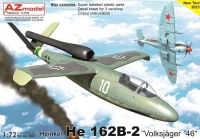 Az Model 78052 Heinkel He 162B-2 (3x camo) 1/72