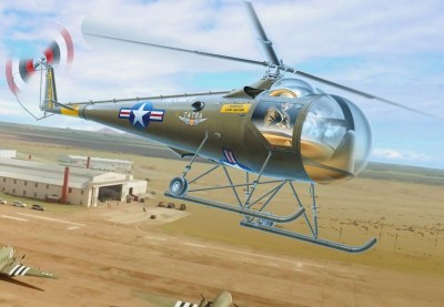 AMP 32002 Brantley B2 Helicopter 1/32
