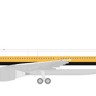 F-rsin Plastic FRP4083 Airbus A300-600 Monarch laser-printed decals (includes Revell RV4206 Beluga parts) 1/144