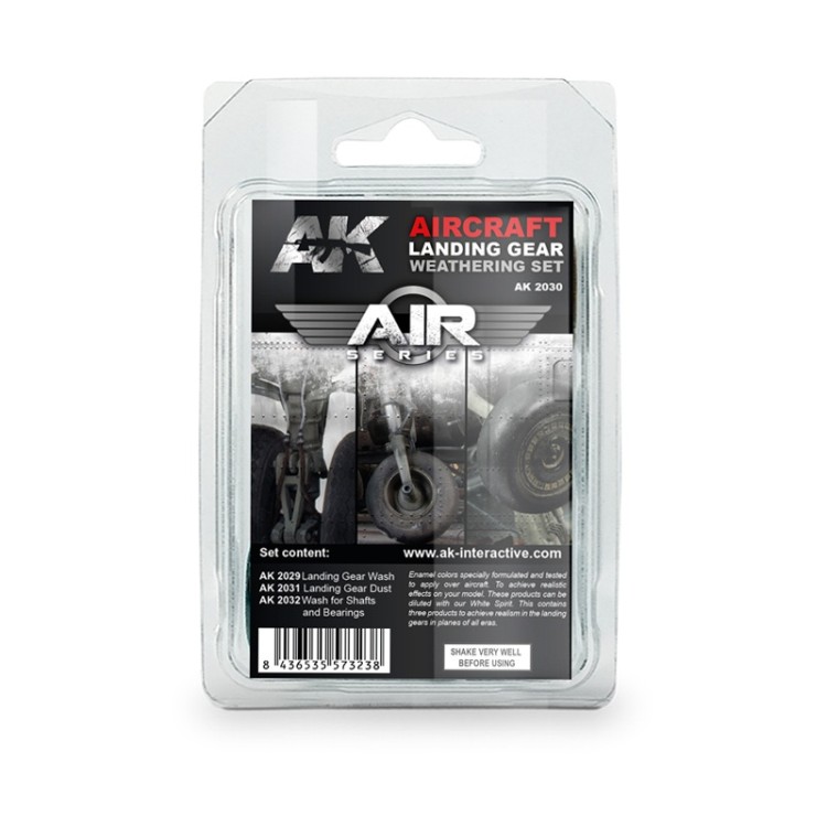 AK Interactive AK-02030 Эфектыдля авиационных шасси (пыль ,грязь, ржавчина)