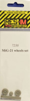 RES-IM RESIM7230 1/72 MiG-21 wheel set