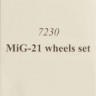 RES-IM RESIM7230 1/72 MiG-21 wheel set