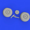 Eduard 648755 BRASSIN Beaufighter Mk.X wheels (TAM) 1/48