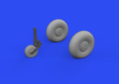 Eduard 648755 BRASSIN Beaufighter Mk.X wheels (TAM) 1/48