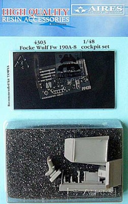 Aires 4303 Fw 190A-8/A-8 R2 cockpit set 1/48