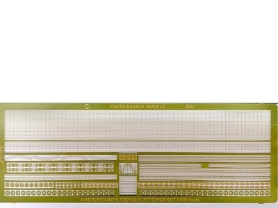 White Ensign Models PE 627 &quot;ULTIMATE&quot; KRIEGSMARINE 2 Generic Set (rails, etc.) for 626 or 633 1/600