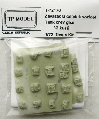 TP Model T-72170 Tank crew gear (32 pcs.) 1/72