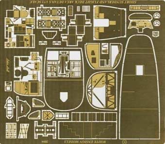 White Ensign Models PE 7206 SUNDERLAND COCKPIT DETAILS 1/72