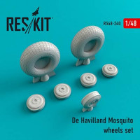 Reskit RS48-0240 De Havilland Mosquito wheels (AIRF/HAS/MONO) 1/48