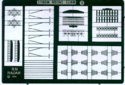 White Ensign Models PE 35001 MODERN RN RADARS 1/350
