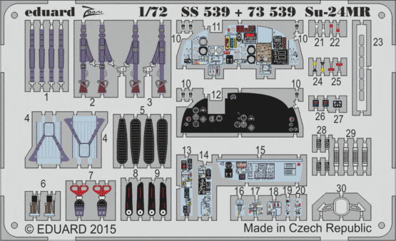 Eduard 73539 Su-24MR 1/72