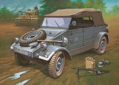 Revell 03500 Германский автомобиль повышенной проходимости Kubelwagen Typ 82 Platinum Edition 1/9