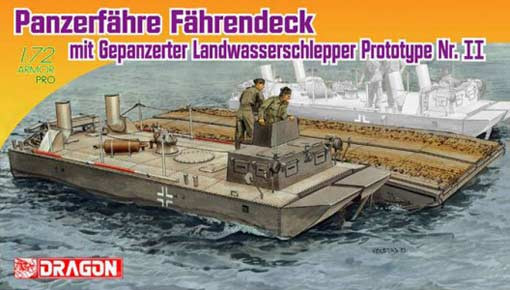 Dragon 7509 1/72 Panzerf?hre F?hrendeck mit Gepanzerter Landwasserschlepper Prototype Nr.II