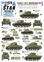 Star Decals 35-C1428 Early IDF markings # 2 Israeli armoured cars and AFVs in 1948-49 1/35
