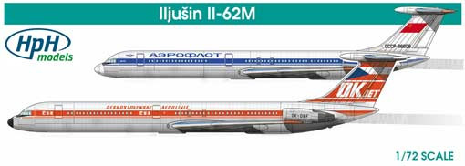 HpH 72008L IljuSin Il-62 1/72
