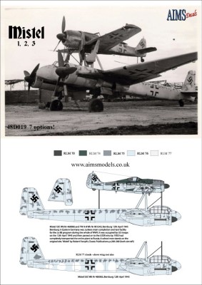 Aims AIMS48D019 Mistel 1 2 3 1/48