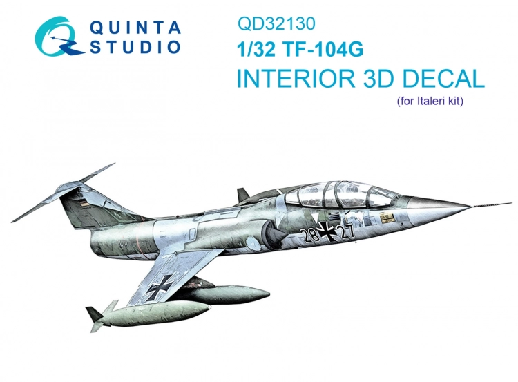 Quinta studio QD32130 TF-104G (Italeri) 1/32