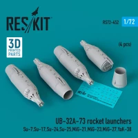 Reskit 72452 UB-32A-73 rocket launchers (4 pcs.) 1/72