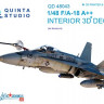 Quinta studio QD48043 F/A-18A++ (for Kinetic kit) 1/48