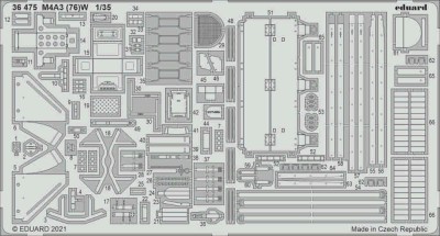 Eduard 36475 SET M4A3 (76)W (ZVE) 1/35