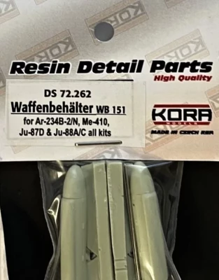 Kora Model DS72262 WB 151 for Ar-234B-2N,Me-410,Ju-87D,Ju-88A/C 1/72