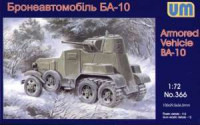 UM 366 Armored Vehicle BA–10 (railway version) 1/72