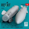 Reskit 48589 B43-1 nuclear bombs (2 pcs.) 1/48