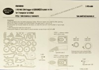 New Ware NWA-M0101 Mask MiG-23M Flogger-B ADVANCED (TRUMP 02853) 1/48