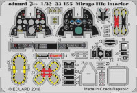 Eduard 33155 Mirage IIIc interior 1/32