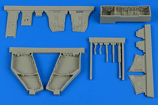 Aires 4766 F-4J/S Phantom II wheel bay (ZOUKEI-M.) 1/48