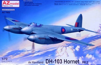 Az Model 76052 DH-103 Hornet PR.2 (3x camo) 1/72