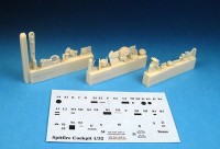 Barracuda Studios BCR32174 Supermarine Spitfire Mk.I-Mk.V Cockpit Upgrade Set 1/32