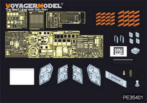 Voyager Model PE35401 PE354011/35 Modern USMC HUMVEE M1114 Frag5 w/smoke discharger (For Bronco 35080) 1/35