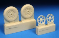 Barracuda Studios BCR48356 Focke-Wulf Fw-190A-1 thru to Fw-190A-5 and early Fw-190A-6 main wheels (Fw-190A-2 Fw-190A-3 Fw-190A-4] 1/48