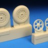 Barracuda Studios BCR48356 Focke-Wulf Fw-190A-1 thru to Fw-190A-5 and early Fw-190A-6 main wheels (Fw-190A-2 Fw-190A-3 Fw-190A-4] 1/48