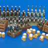 Plus model 220 Beery bottle and boxes 1:35