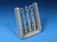 Barracuda Studios BCR72516 Supermarine Spitfire Late Control Columns 1/72