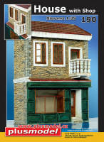 Plus model 190 House with shop 1:35