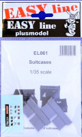 Plus model EL061 1/35 Suitcases (4 pcs.) EASY LINE